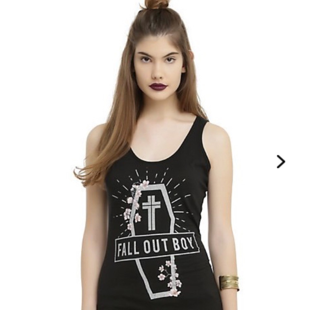 FOB Fall Out Boy Coffin Strap Tank Top